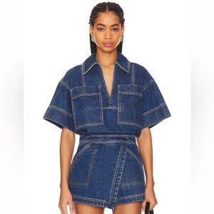 SHONA JOY SIERRA DENIM SKORT Size 4